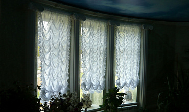 Пошив французских штор в гостиной в стиле "Классика"