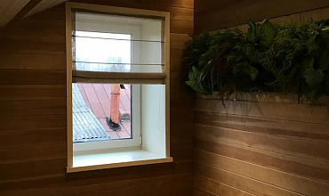 Пошив римских штор в гостиную в стиле "Кантри"