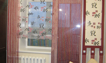 Пошив штор с ламбрекеном в гостиной в стиле "Современный"