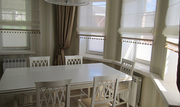Пошив римских штор в столовой в стиле "Скандинавский"
