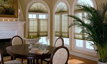 Пошив шторы-плиссе в столовой в стиле "Классика"