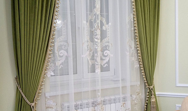 Пошив штор на тесьме в гостиной в стиле "Классика"