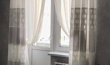 Пошив штор на тесьме в кухне в стиле "Современный"