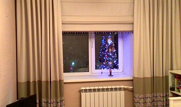 Пошив римских штор в спальне в стиле "Современный"