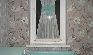 Пошив штор на тесьме в холле в стиле "Прованс"