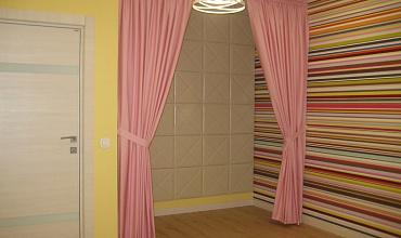 Пошив штор на кулисе в детской в стиле "Современный"