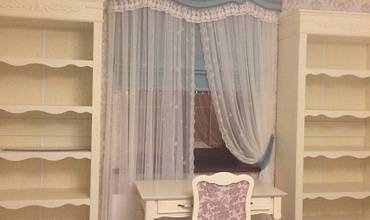 Пошив штор с ламбрикеном в детской в стиле "Классика"